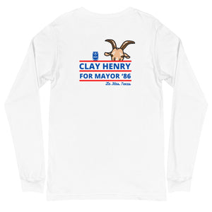 Clay Henry - Unisex Long Sleeve Tee