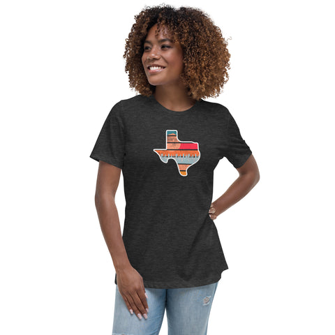 Sunburst Texas Women's Relaxed T-Shirt