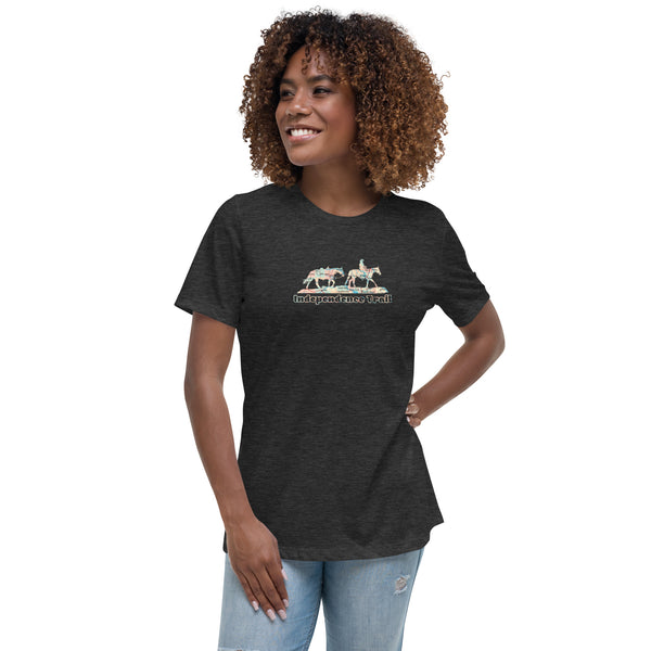Happy Trails Map - Women's Relaxed T-Shirt