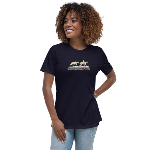 Happy Trails Map - Women's Relaxed T-Shirt