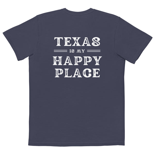 My Happy Place - Unisex Comfort Colors pocket t-shirt